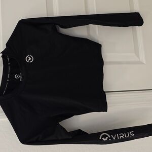 Virus Crop Top Rash Guard